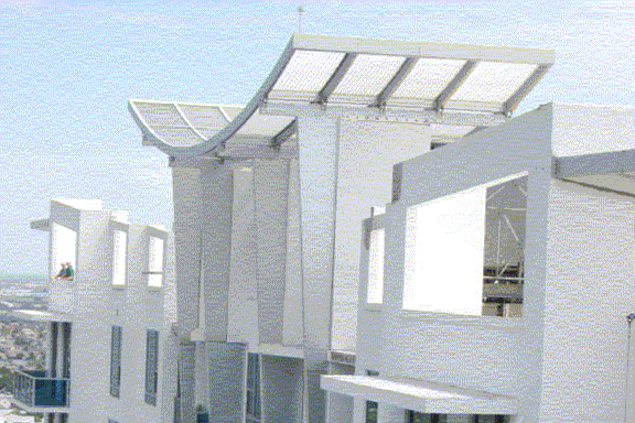 White Luxury House Screenshades Top View